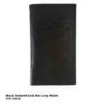 Black Texture Coat Size long Wallet Men