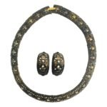 Brown Diamond Egyptian Collar Set