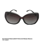 Dark Brown polarized and uv protected Women glasses