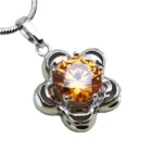 Double-Eye Silver Women Pendant