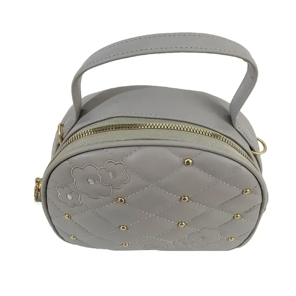 Embroidered Gray Mini Handbag Sale in Pakistan