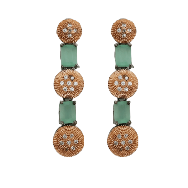 Gold Emerald Necklace Set