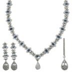 Lolite-Silver Necklace Set